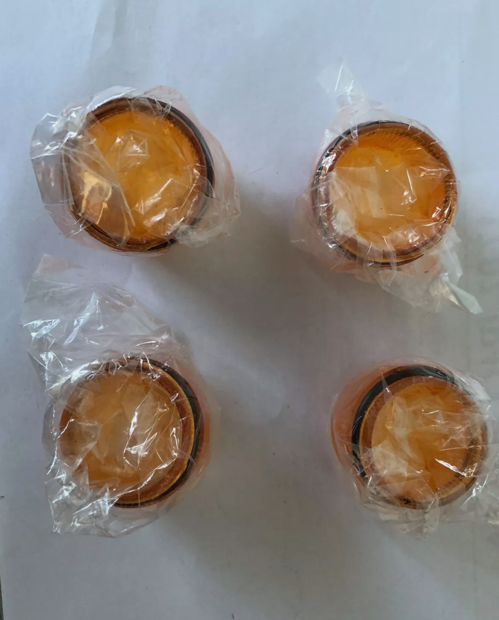 4 Cabochons Clignotants Neufs – Honda Dax, Chaly, Skyteam, Jincheng
