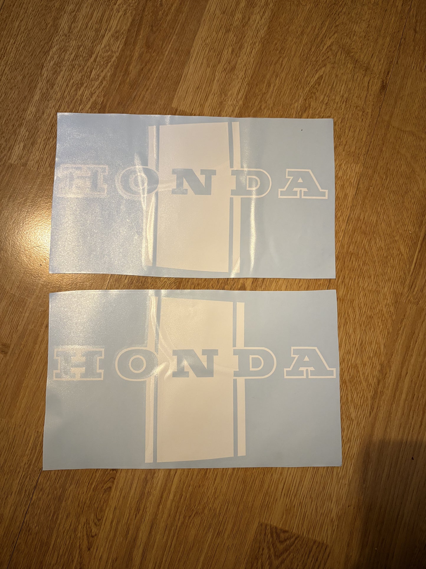 Autocollant blanc Honda DAX et noir