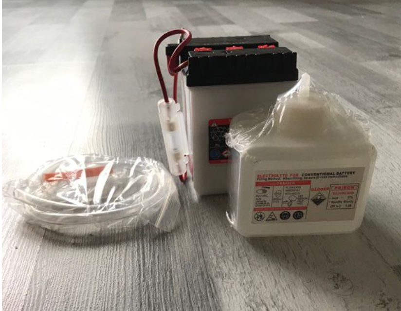 Batterie 6V avec acide neuf Yamaha
