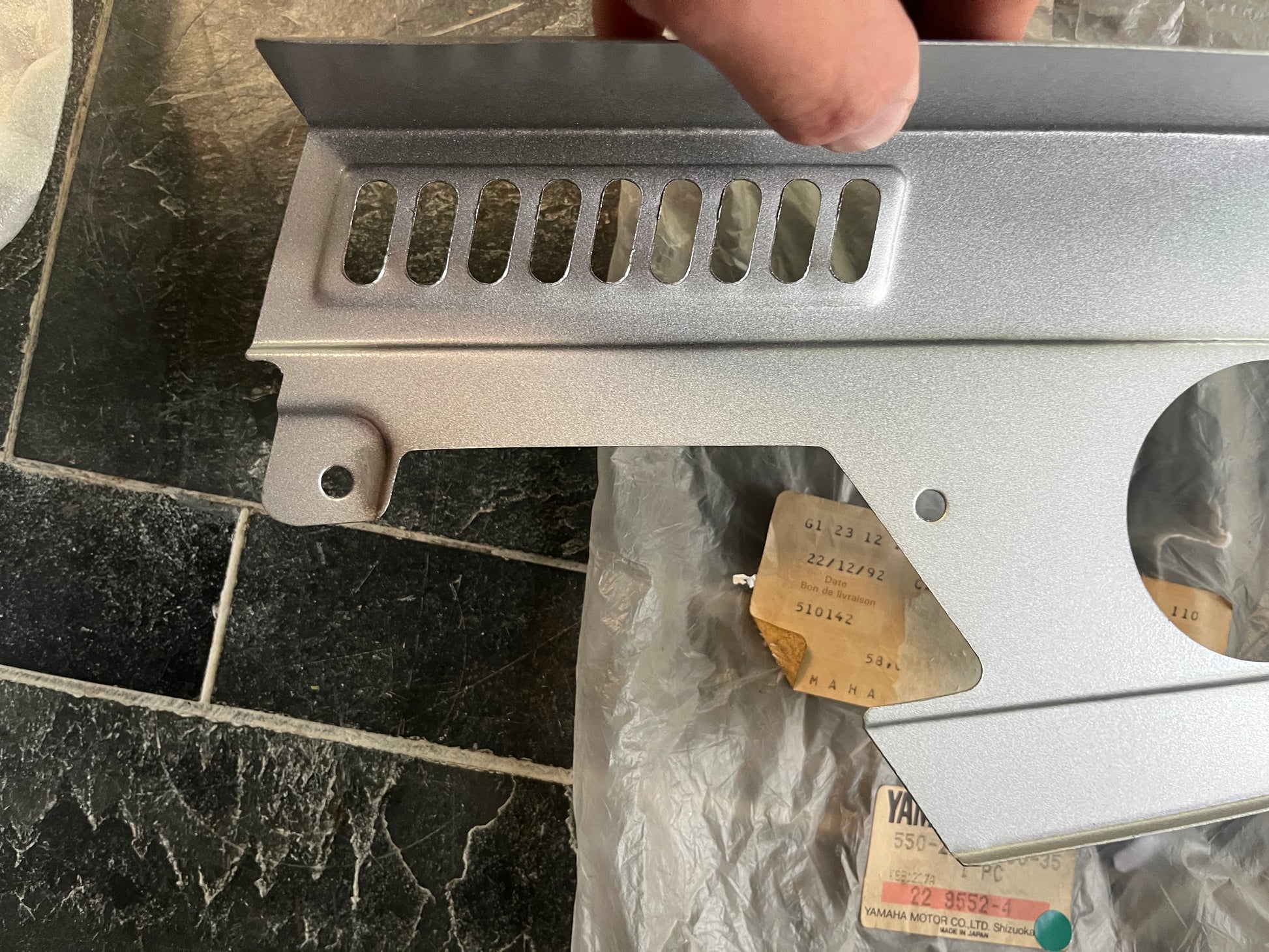Cache Chaîne Modèle 1F1 & 550 Neuf d’Époque d'origine - Chappy Yamaha
