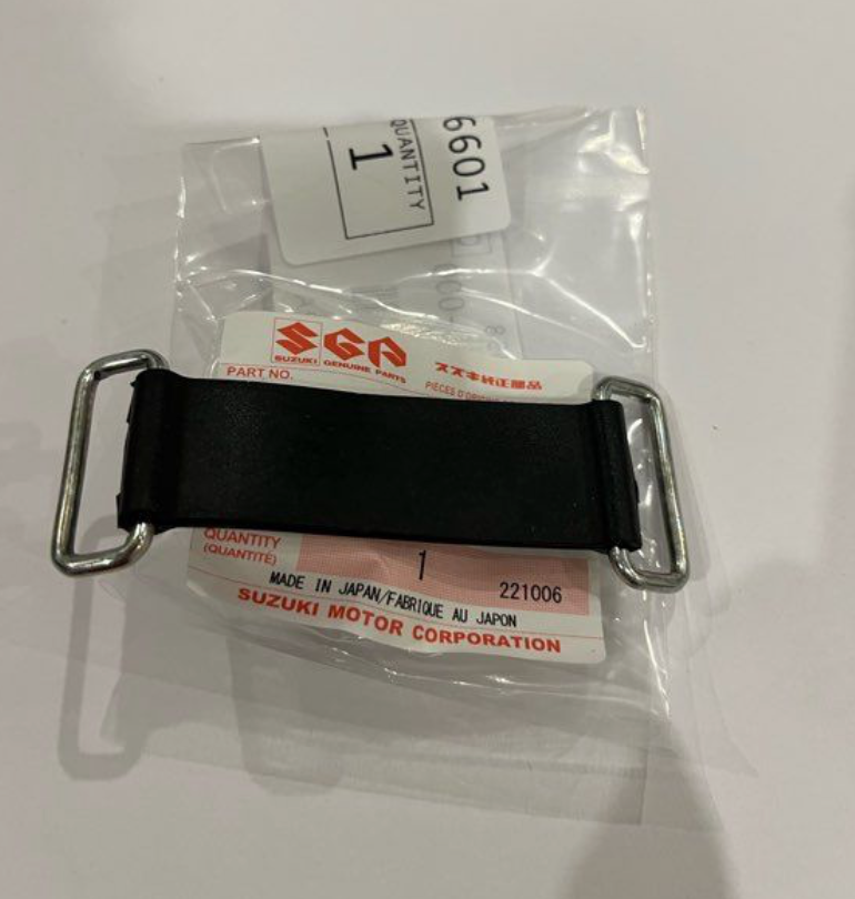 Sangle de batterie Suzuki VanVan RV90 neuve d'origine