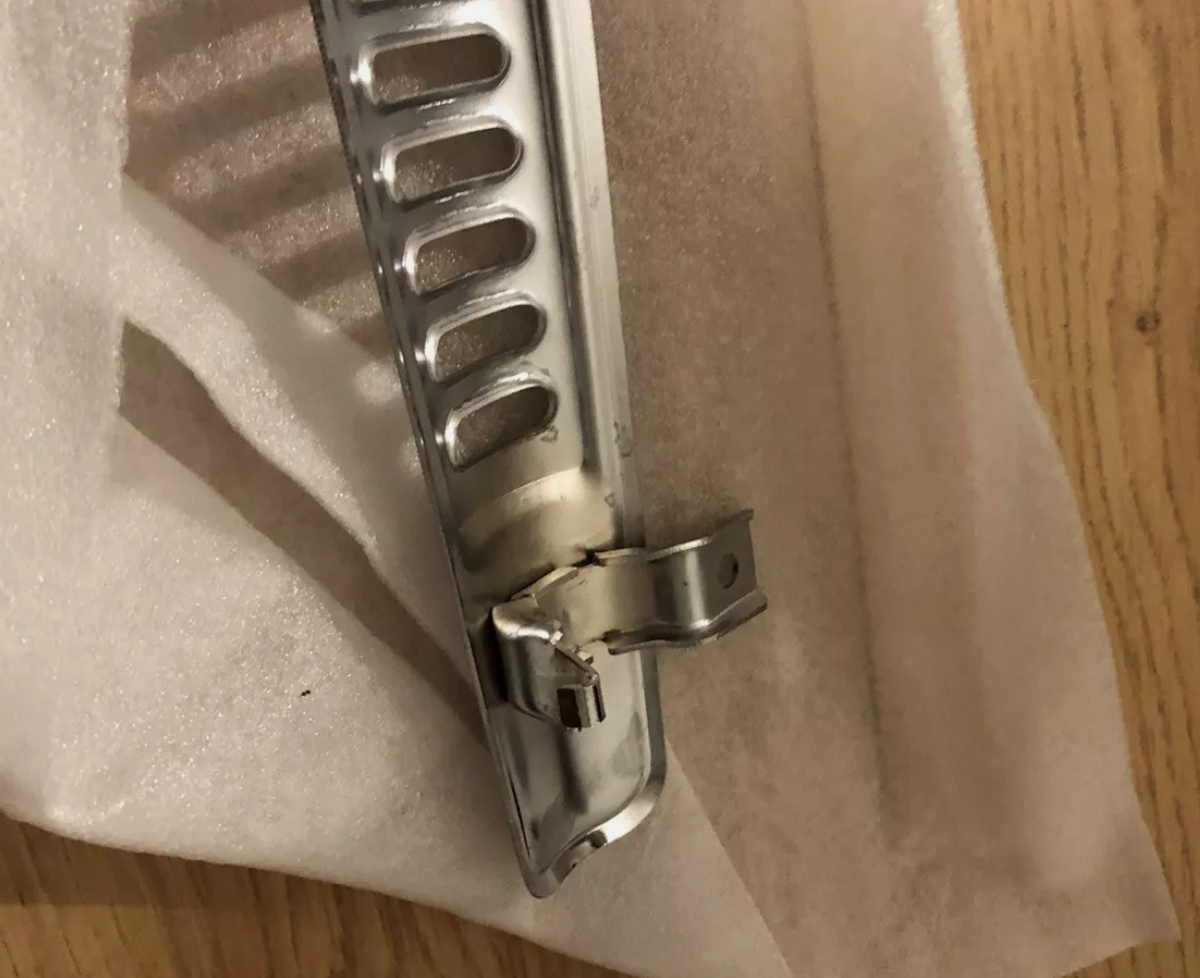 Grille pot chrome d'echappement neuf Honda Dax