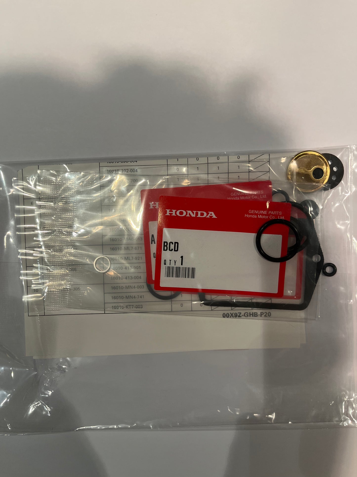 Honda Dax – Kit Joints Complet de Carburateur d’Origine (ST50 / ST70 6V OT)