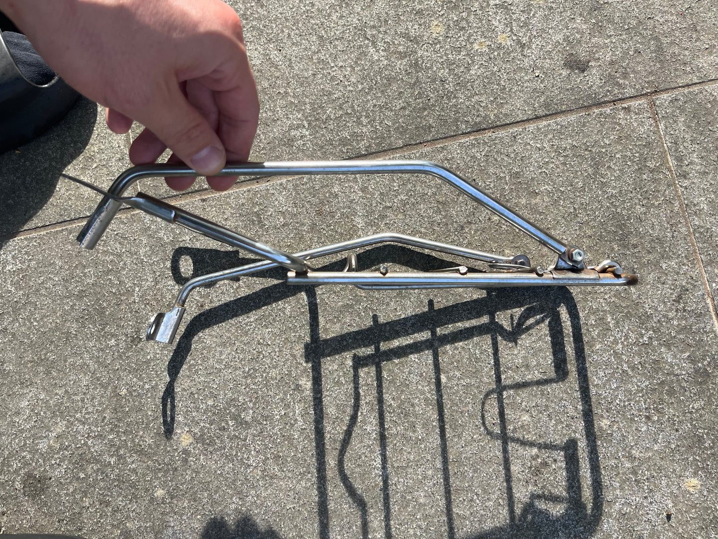 Porte-Bagage Avant Yamaha Chappy d’Origine – Pièce Rare Option d’Époque