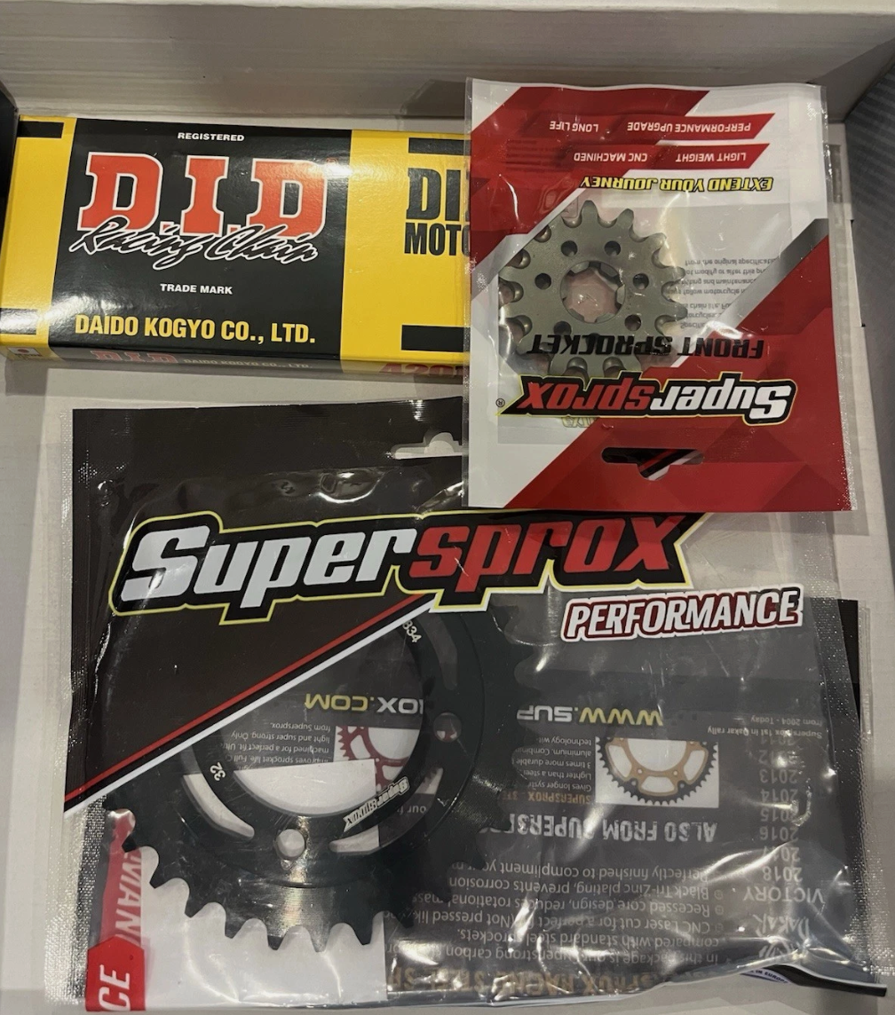 Kit Chaîne Complet DID Yamaha Chappy 50 LB II 13F 3WH (1980-1995)