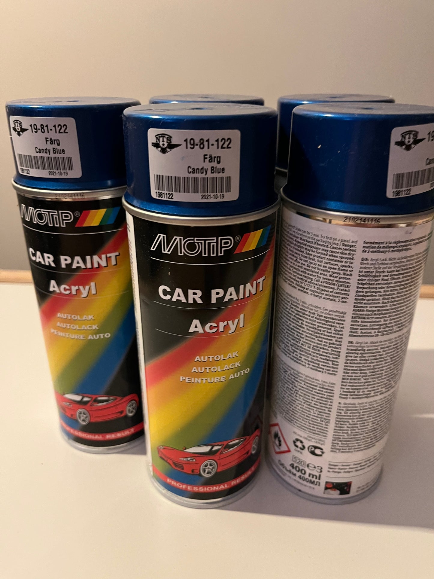 Kit Peinture Yamaha Chappy – Candy Blue