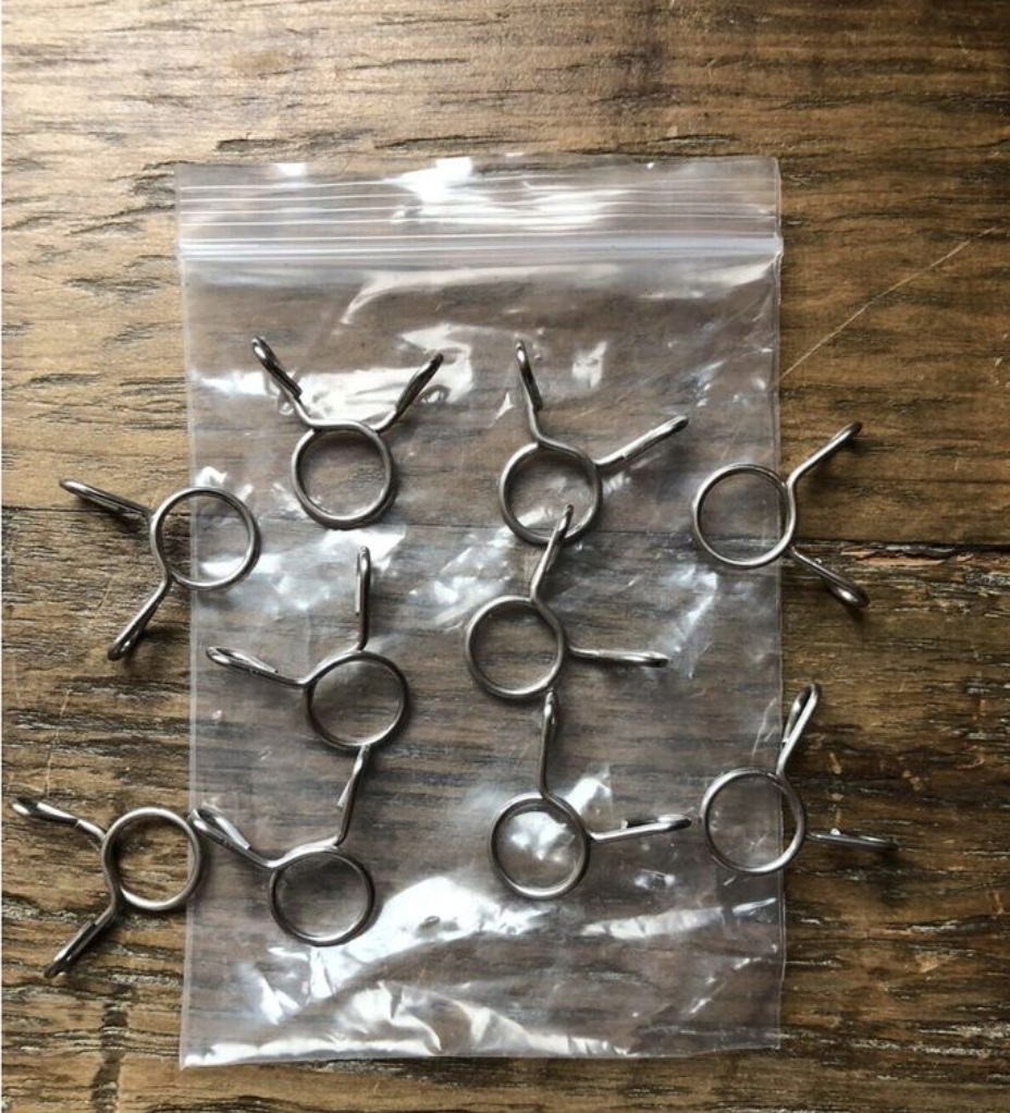 Lot Clip Fixation Durite D’essence Chappy