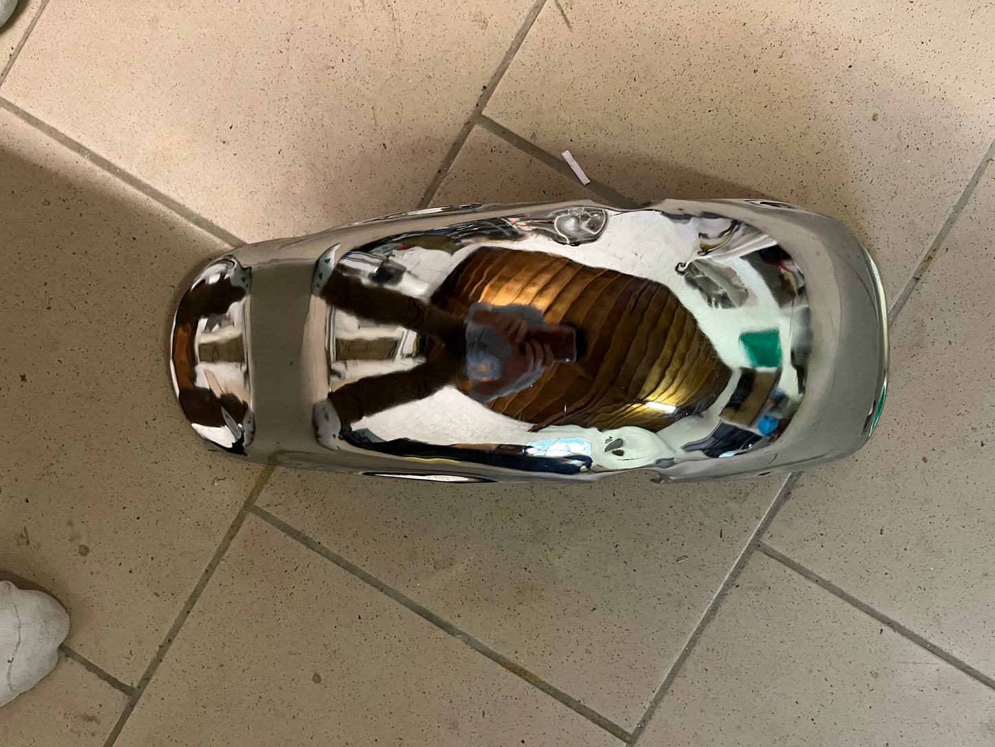 Paire de Garde-Boue Chromés – Yamaha Chappy & Bop – Métal
