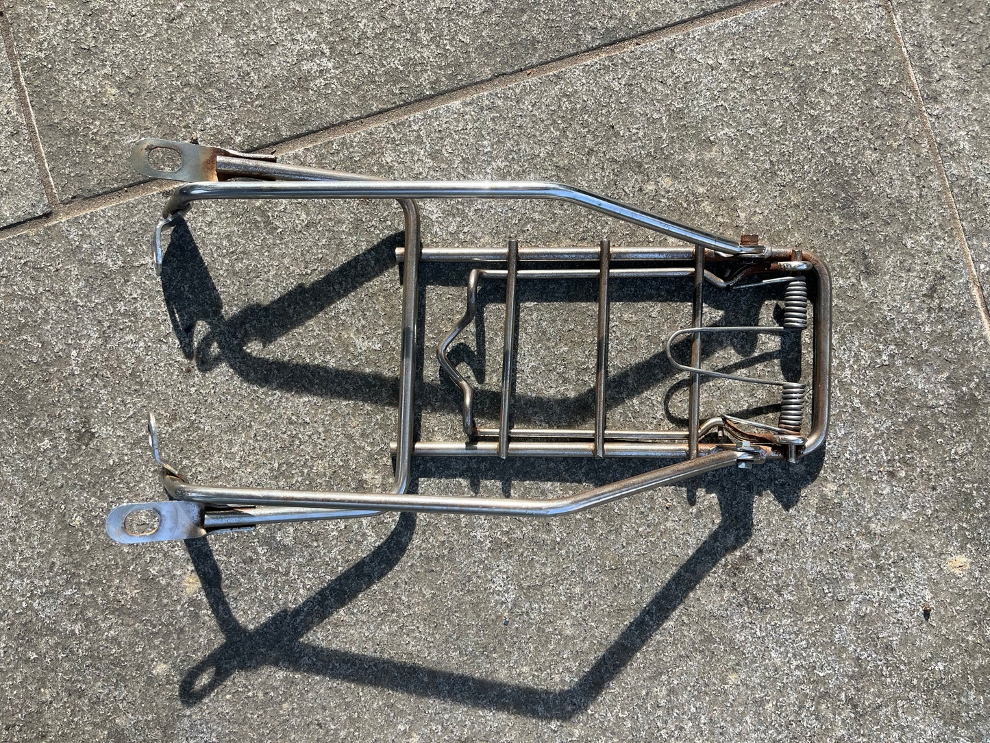 Porte-Bagage Avant Yamaha Chappy d’Origine – Pièce Rare Option d’Époque