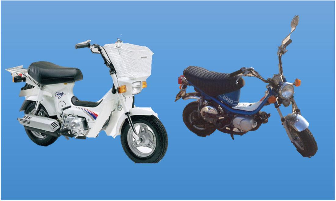 Chaly honda dax vs Chappy Yamaha  