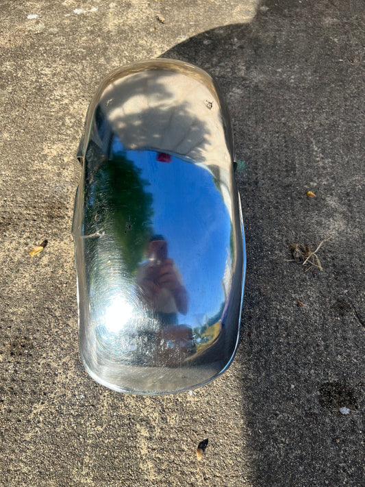 Garde-Boue Avant d’Origine – Yamaha Chappy – Chrome Vintage Rare