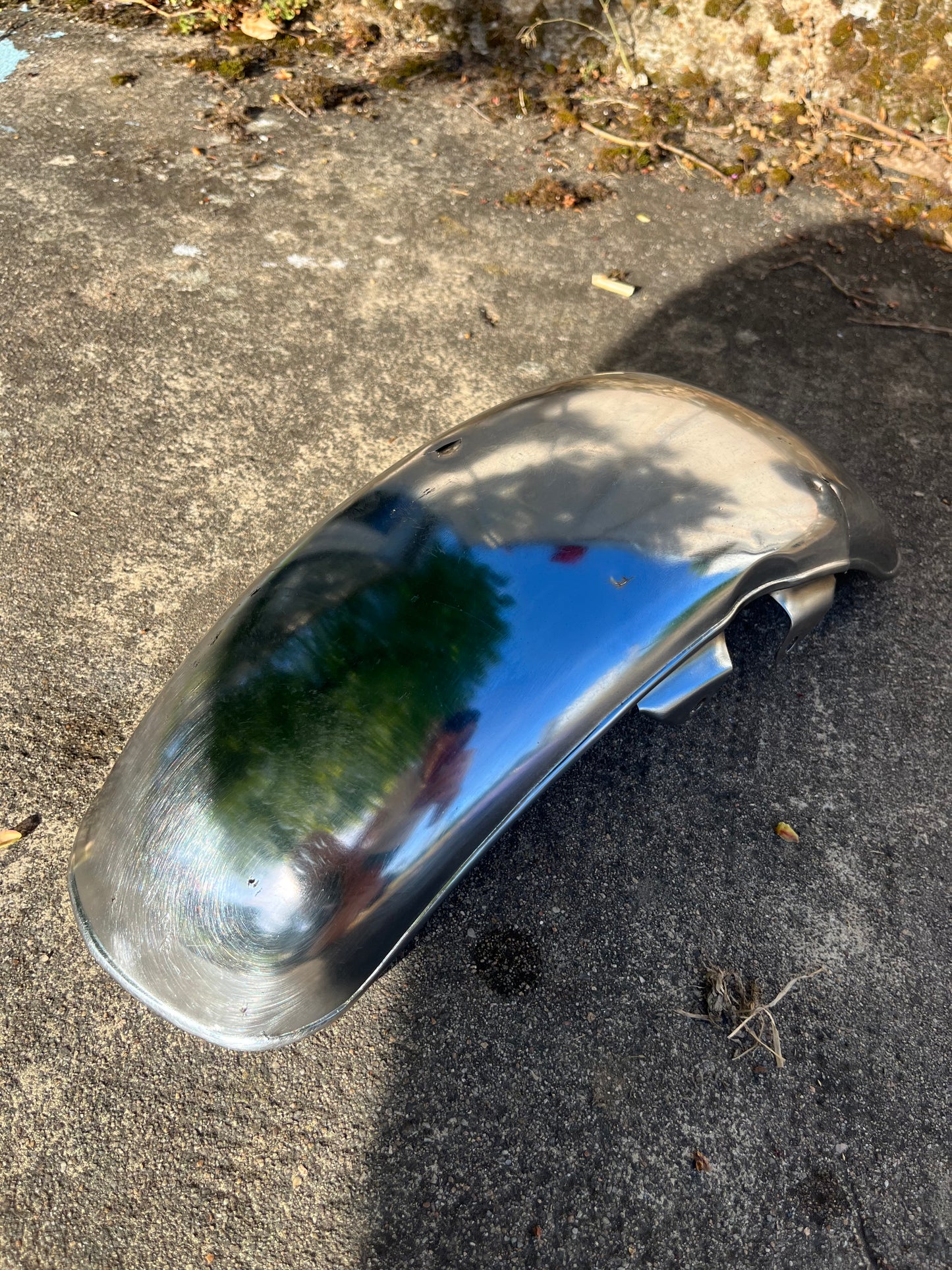 Garde-Boue Avant d’Origine – Yamaha Chappy – Chrome Vintage Rare