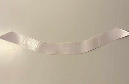 Autocollant Cache Batterie Blanc – Yamaha Chappy