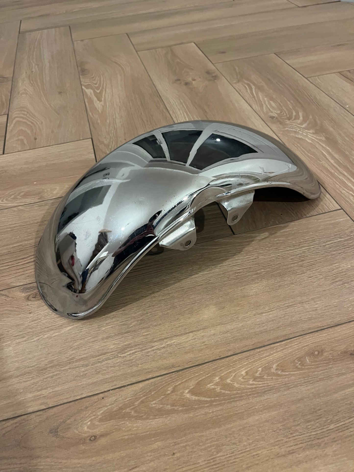 Garde-Boue Avant d’Origine – Yamaha Chappy – Chrome Vintage Rare