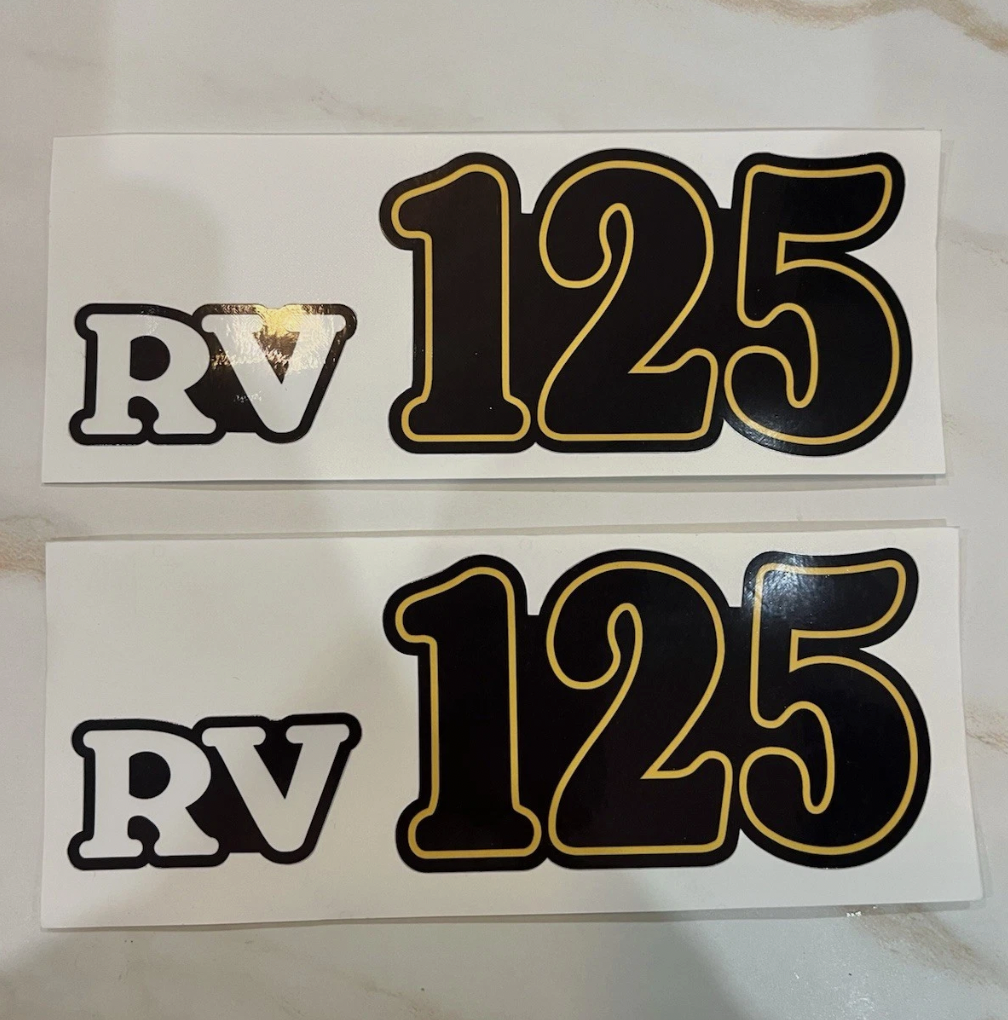 Paire d’Autocollants Neufs - Suzuki RV125 VanVan