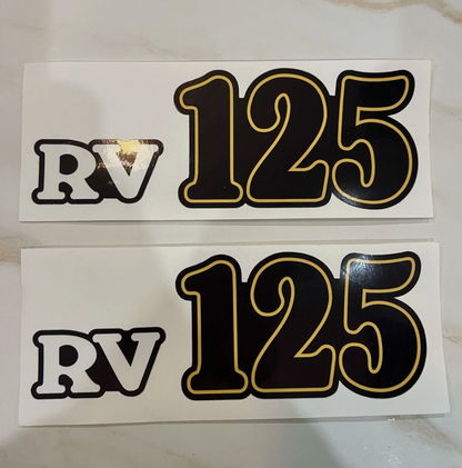 Paire d’Autocollants Neufs - Suzuki RV125 VanVan