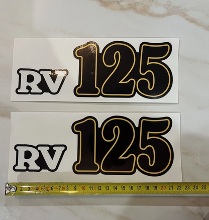 Paire d’Autocollants Neufs - Suzuki RV125 VanVan