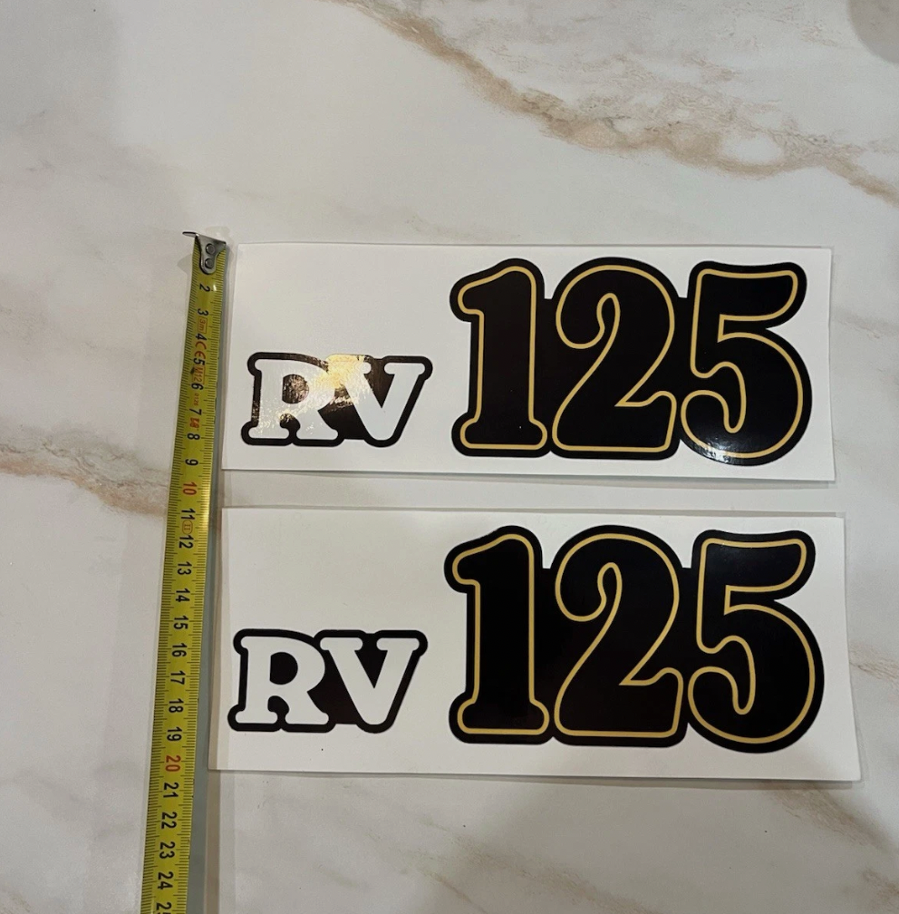 Paire d’Autocollants Neufs - Suzuki RV125 VanVan