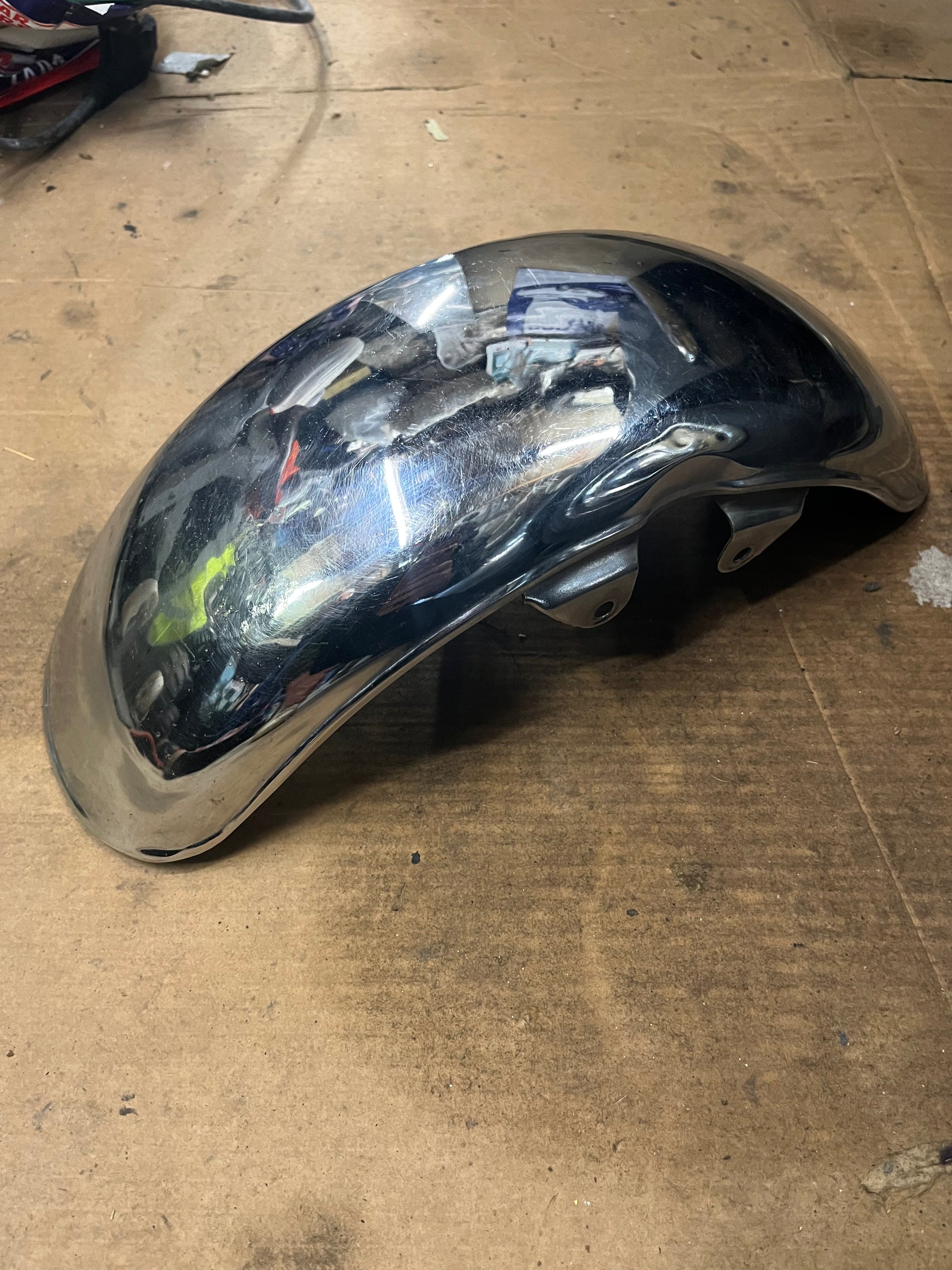 Garde-Boue avant chromé – Yamaha Chappy & Bop – Métal