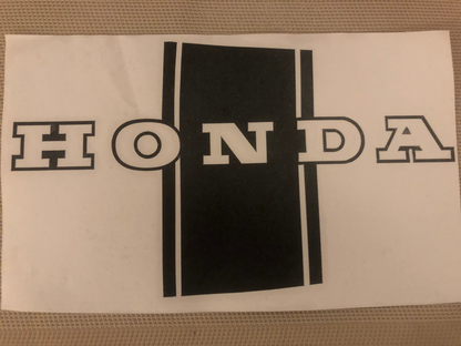HONDA Paire Autocollants noir neuf Dax 