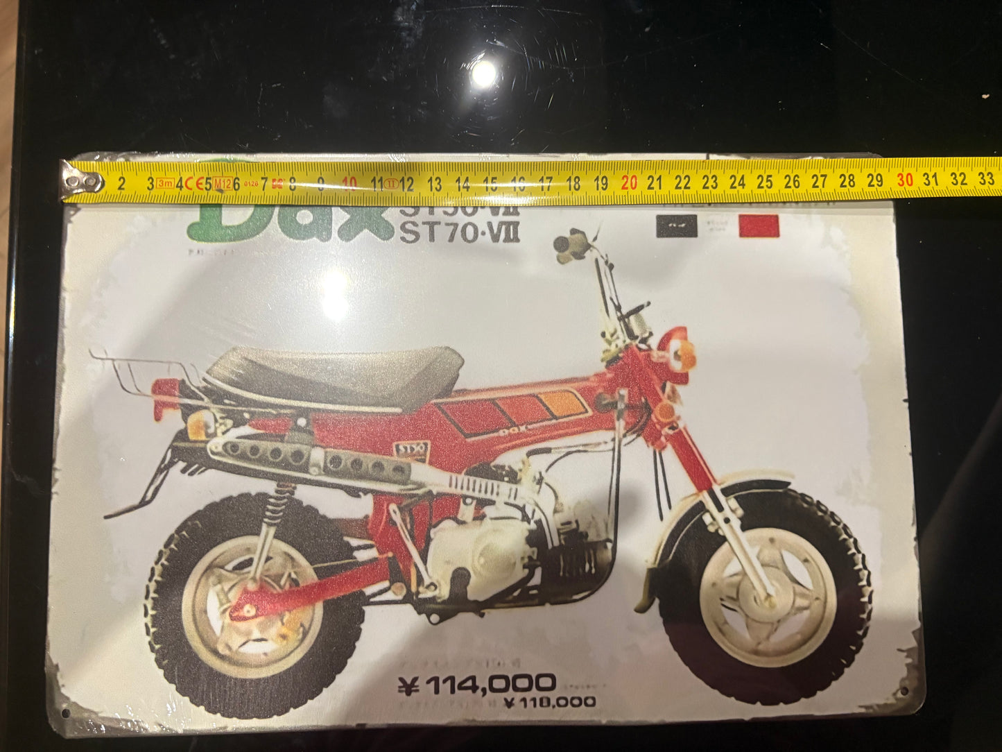 Honda Plaque Dax Honda 20x30cm