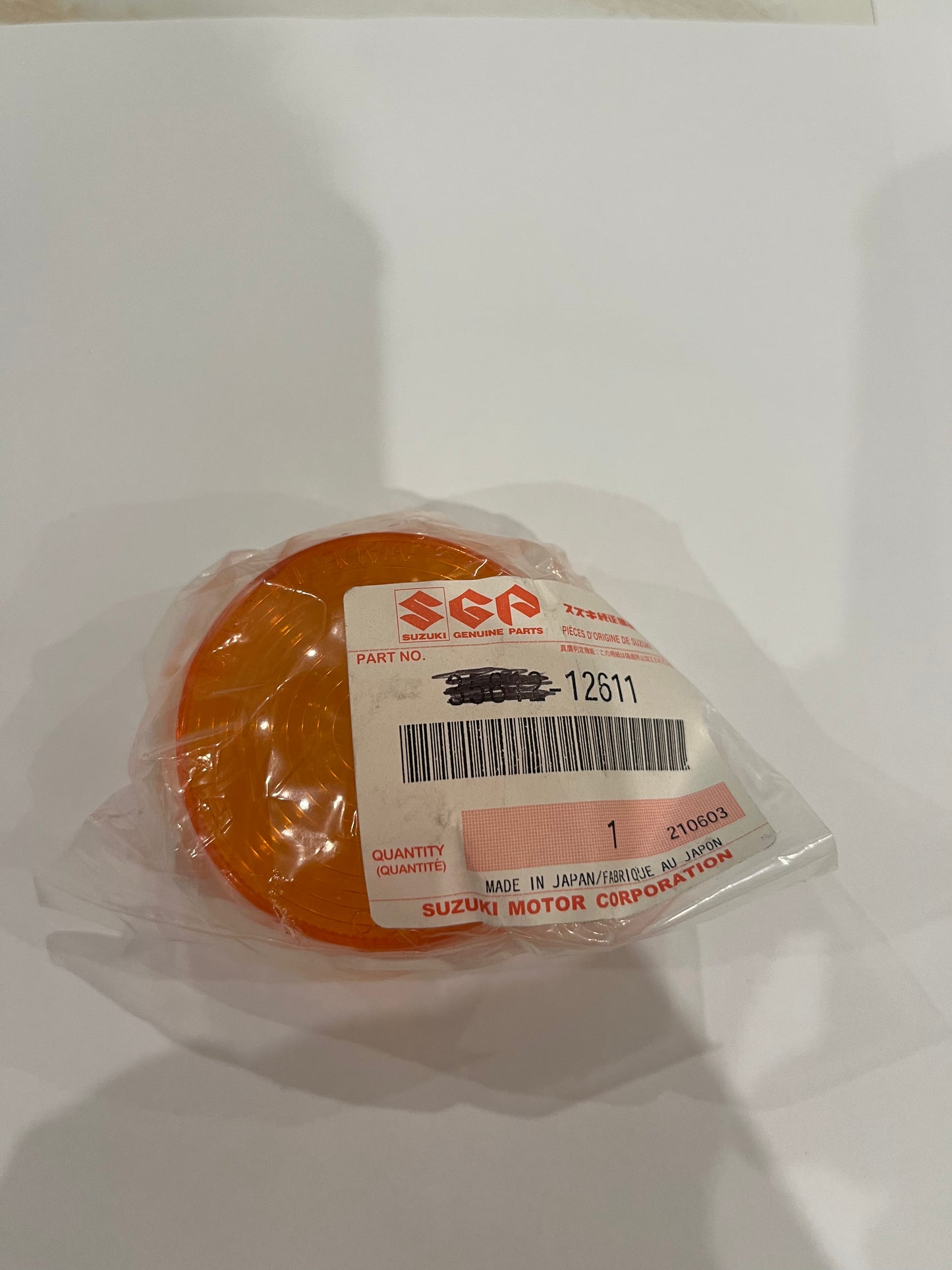 Cabochon de clignotant Suzuki VanVan RV90 neuf