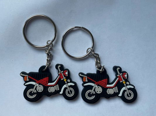 Lot de 2 Porte-Clés Yamaha Chappy – Coloris Rouge