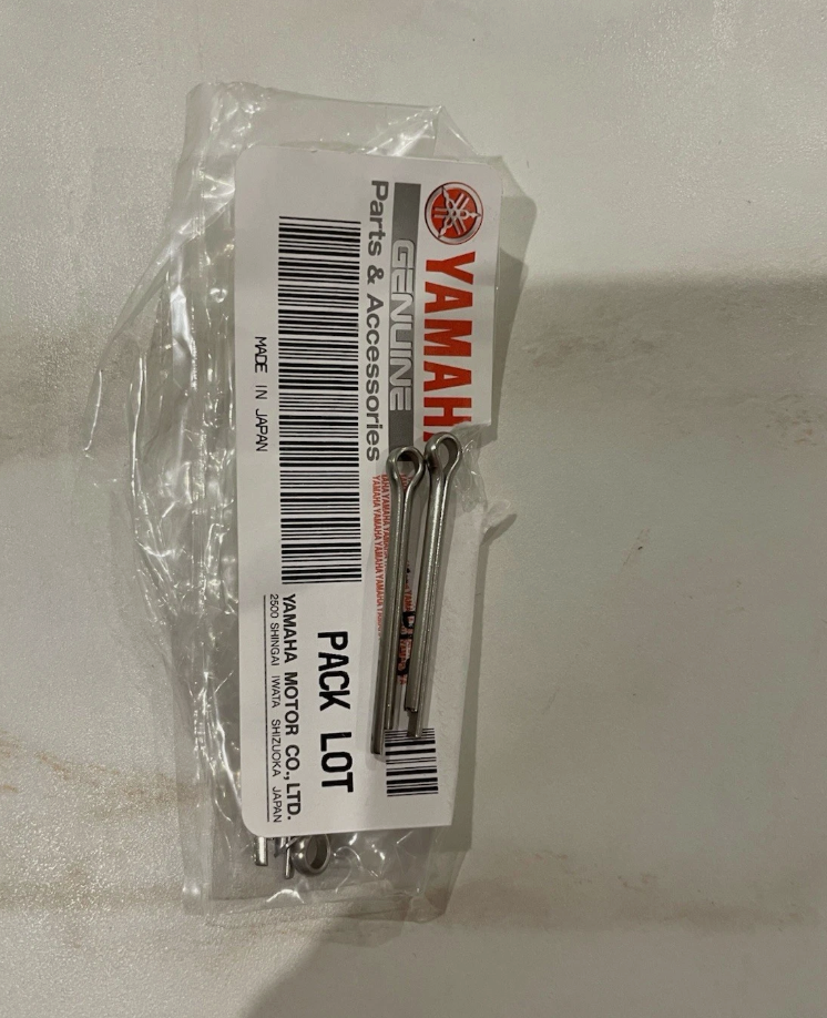 Lot goupilles axe de roue Yamaha Chappy neuves d’origine