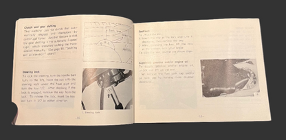 Manuel Revue Technique Yamaha Chappy 80cc D’époque