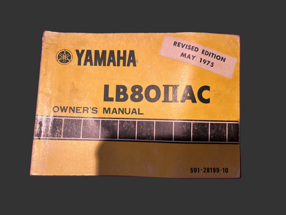 Manuel Revue Technique Yamaha Chappy 80cc D’époque