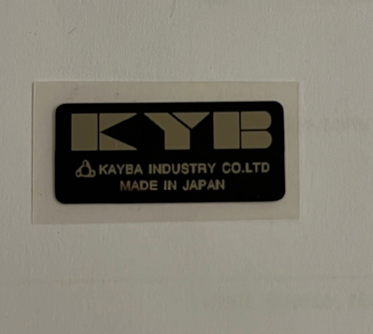 Paire d’Autocollants Amortisseurs KYB (Made in Japan) - Chappy Yamaha 