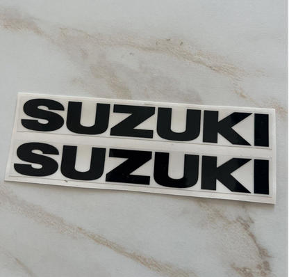 Paire d'autocollants de cadre Suzuki VanVan RV90 neuve