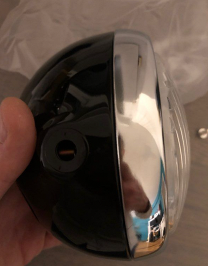 Phare Complet Noir – Refabrication Identique Yamaha Chappy
