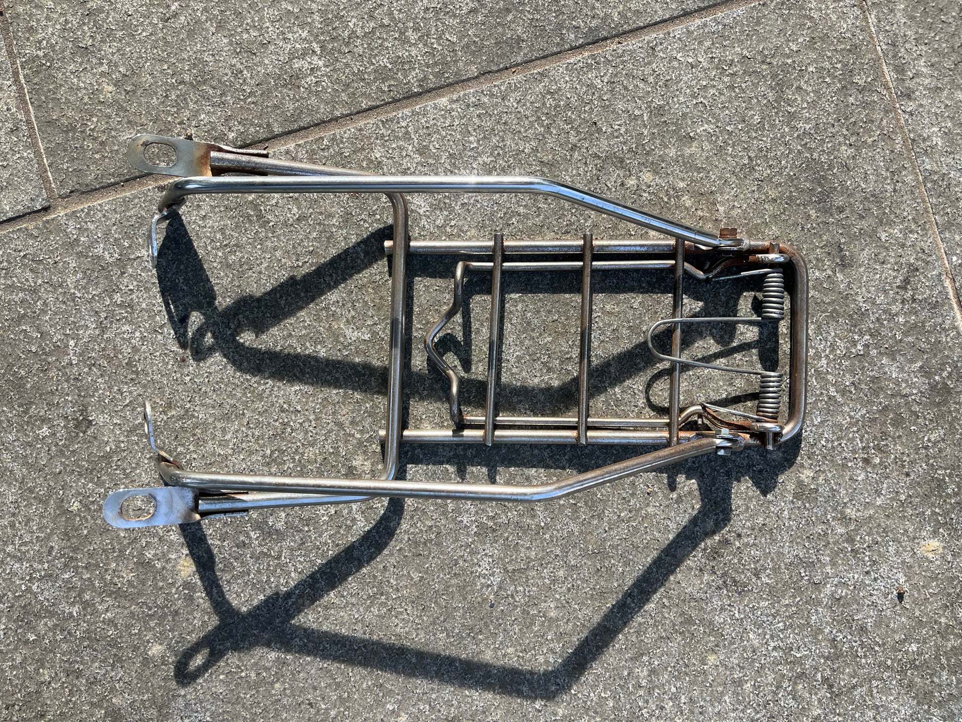 Porte-Bagage Avant Yamaha Chappy d’Origine – Pièce Rare Option d’Époque