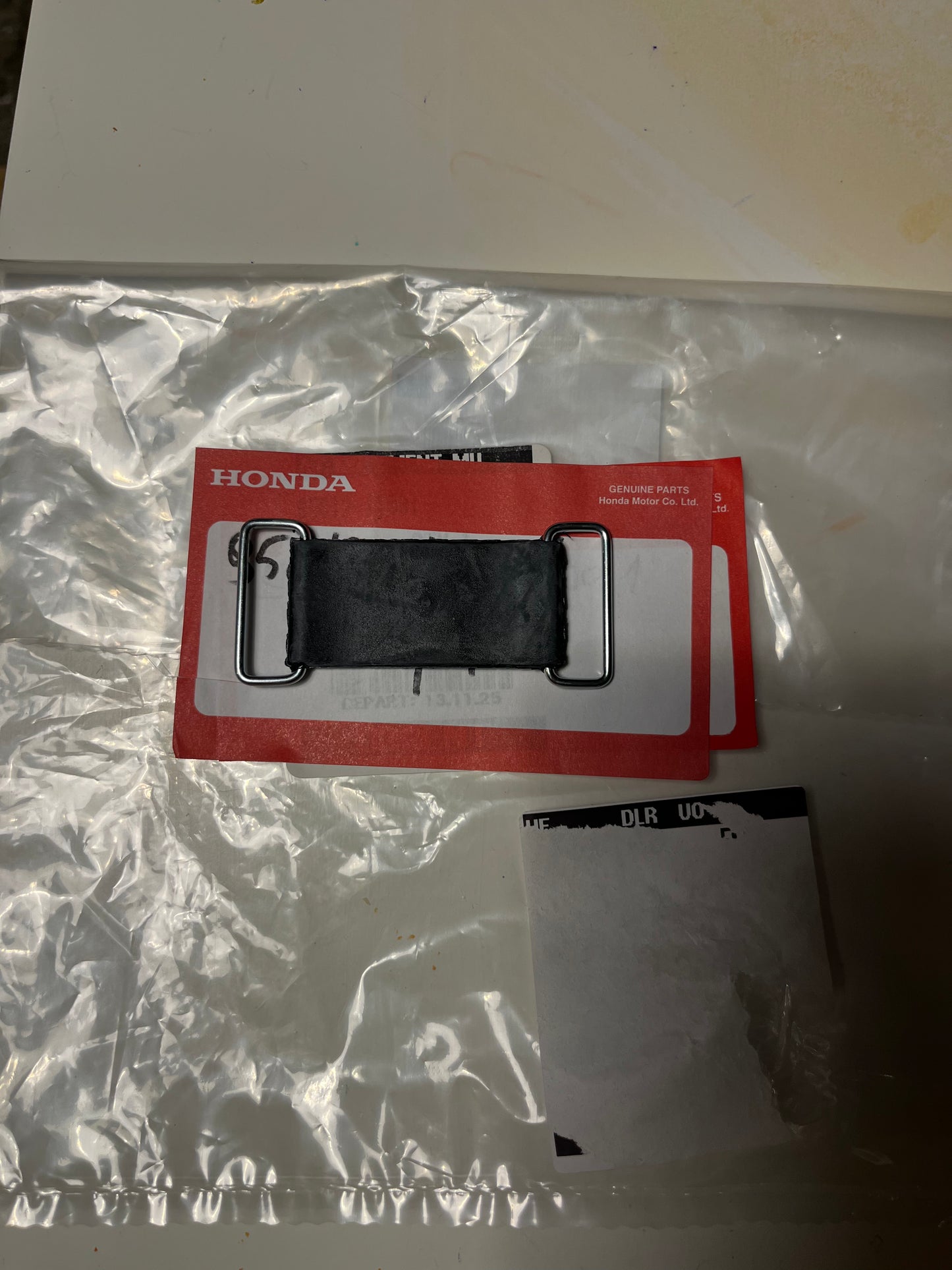 Sangle de Batterie d’Origine Neuve (Pièce d’Époque) - Honda Dax