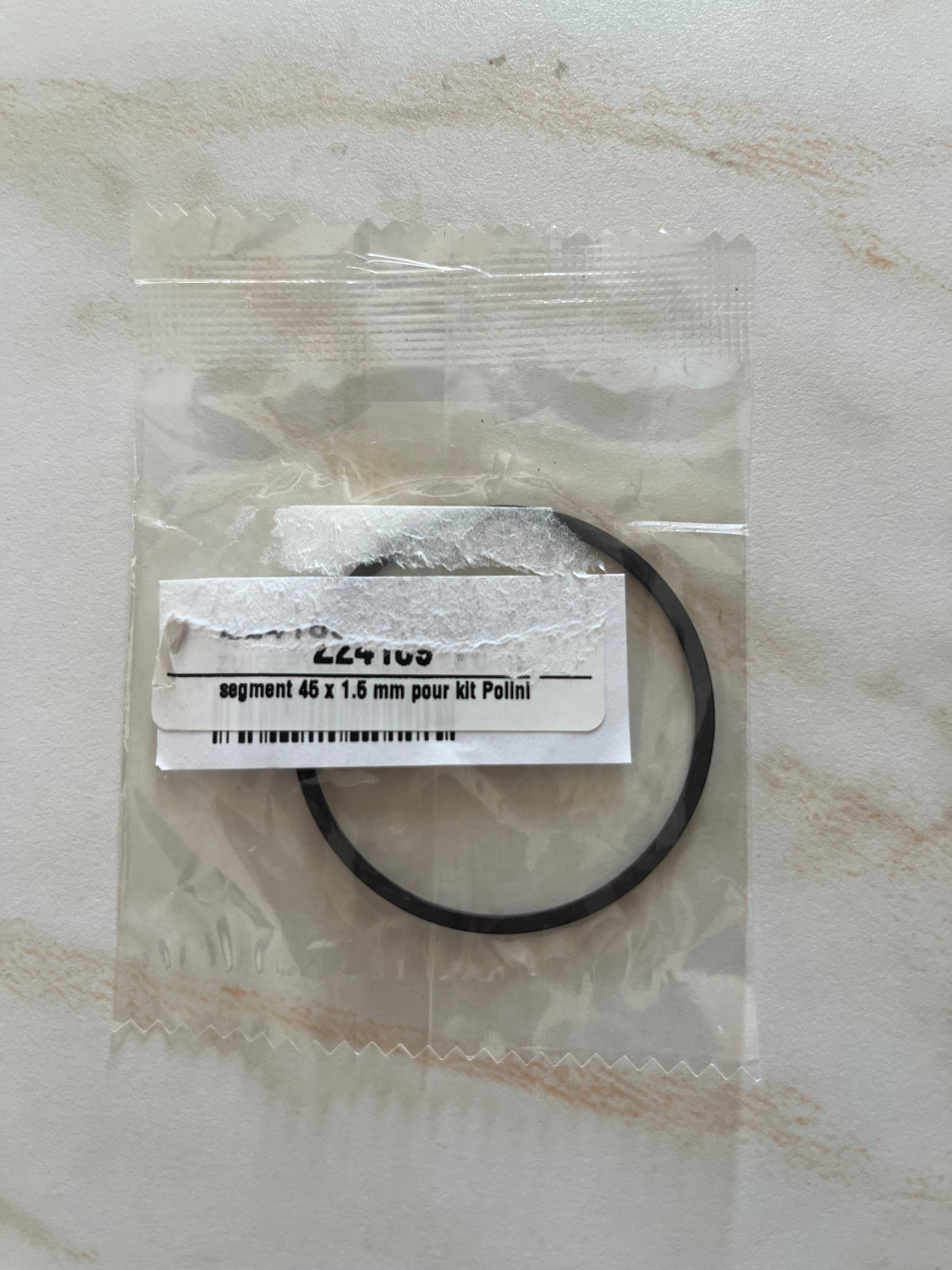 Segment piston 45 x 1,5 mm Polini - Vendu à l'unité