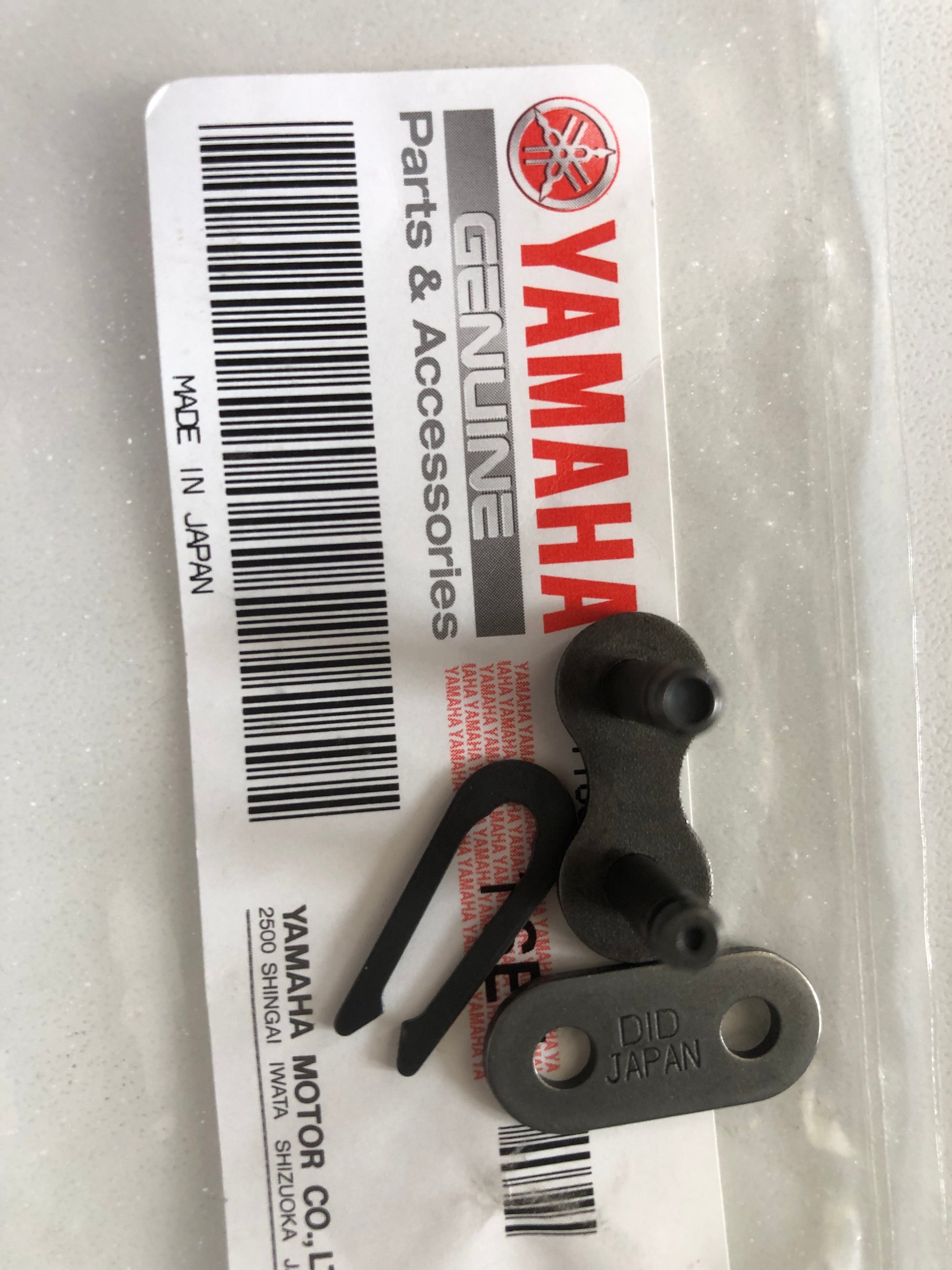 Attache rapide neuf yamaha d'origine chappy