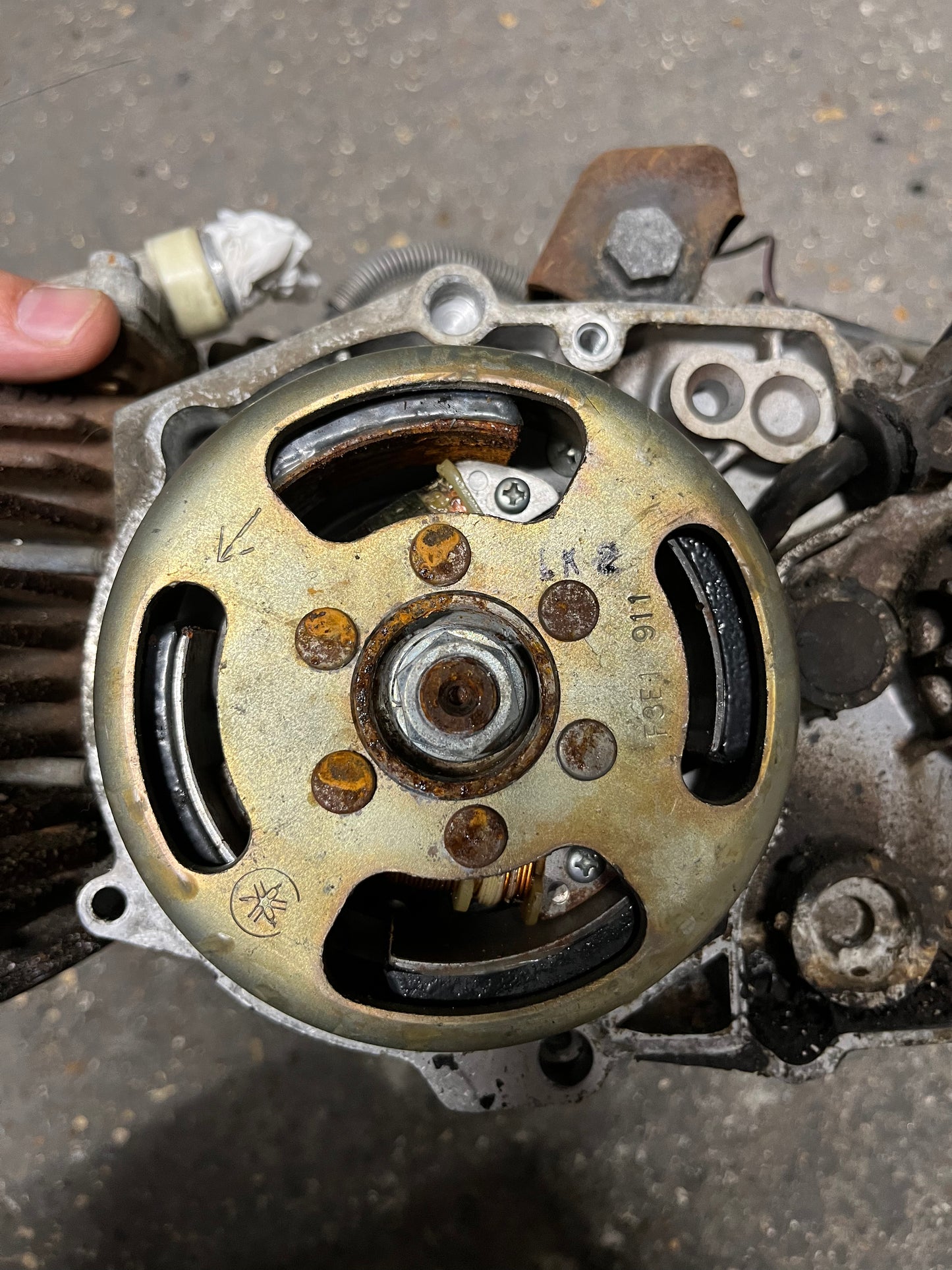 moteur complet d’origine Yamaha Chappy, type DNL, démonté d’un modèle japonais (références : 439, 1F1, 1F3, 550, 551, 511)